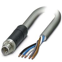 Силовой кабель SAC-5P-M12MSL/10,0-500 FE | код 1414897 | PHOENIX CONTACT