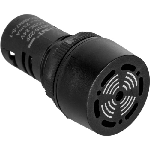 Сигнализатор звуковой ND16-22F ?22 мм черный АС/DC24В (CHINT) | код 593380 | CHINT