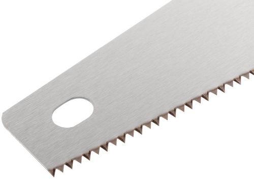 Ножовка по дереву, средний каленый зуб 7 ТPI, 2D заточка, пластиковая прорезиненная ручка 450 мм | код 40432 | FIT фото 6 Ножовка по дереву, средний каленый зуб 7 ТPI, 2D заточка, пластиковая прорезиненная ручка 450 мм | код 40432 | FIT фото 6