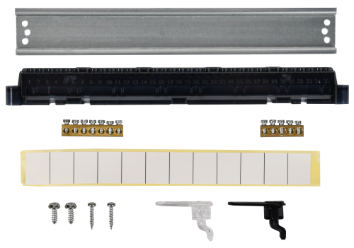 UNION Compact Корпус пластиковый ЩРВ-П-12 IP41 черная прозрачная дверь IEK | код UIC-KP12-V-12-41-K01 | IEK фото 3