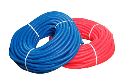 Труба гофрированная ГОСТ 54475-2011 ПНД D40 красная (30м) | код БП000008766 | Геопласт Полимер