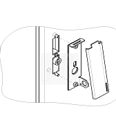 Крышка замка защитная для навесных замков и опломбирования шкафов ТШ-5 и ТШ-15 | код Защитная крышка замка для ТШ-5 | Тахион-климат