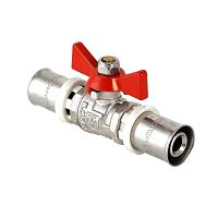 Кран шар. под пресс, рукоятка бабочка 16 | код. VT.243.N.1616 | VALTEC