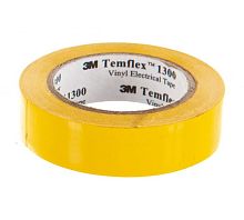 Изолента ПВХ 15мм Temflex 1300 желт. (рул.10м) 3М 7100081320