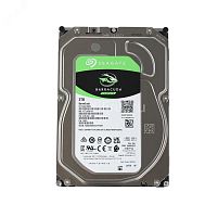 Жесткий диск 2Tb BarraCuda 3.5'', SATAIII, 7200 об/мин, 64 МБ | код ST2000DM008 | Seagate