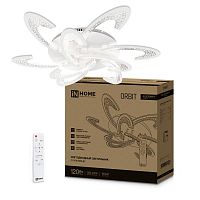 Светильник светодиодный ELEGANT ORBIT 120Вт 3000-6500К 8400лм 230В 925х810х120мм с пультом ДУ бел. | код 4690612051574 | IN HOME