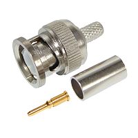 Разъем штекер BNC RG-58 обжим REXANT | код 05-3001| REXANT