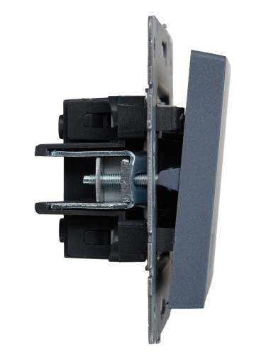 BRITE Выключатель 2-клавишный с индикацией 10А ВС10-2-1-БрМ маренго | код BR-V20-1-10-K35 | IEK фото 5