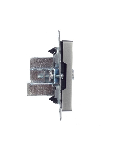 BRITE Розетка TV проходная РТВ10-0-БрС сталь | код BR-A10-P-K46 | IEK фото 2