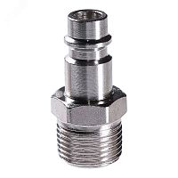 Соединение разъемное рапид (штуцер) 1/4''M наруж.резьбановинка | код 180140 | Fubag