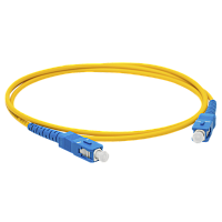 Патч-корд оптический LANMASTER, LSZH, симплексный, SC/UPC-SC/UPC, SM OS2, 10 м | код LAN-SC-SC/SU-10 | LANMASTER