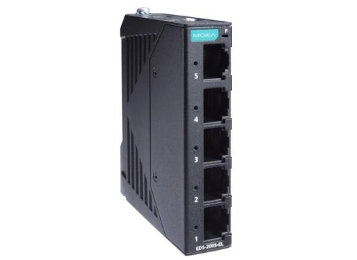 Коммутатор EDS-2005-EL-T 5-Port Entry-level Unmanaged Switch, 5 Fast TP ports, t: -40/75 C | код 00-06131455 | MOXA