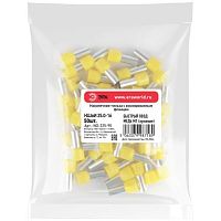 Наконечник-гильза с изолированным фланцем (упаковка 50 шт.) NO-225-95 НШвИ 25,0-16 | код Б0063415 | ЭРА