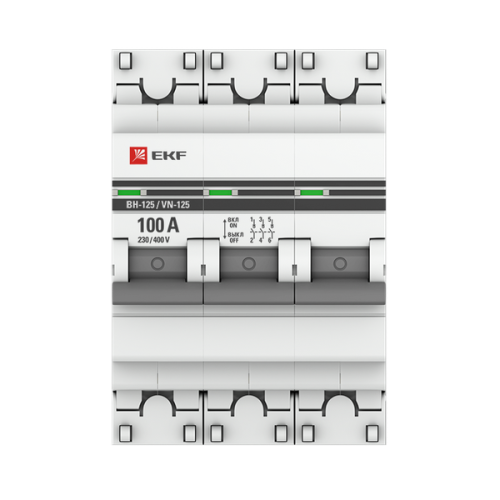 ВН-125, 3P 100А | код. SL125-3-100-pro | EKF фото 3