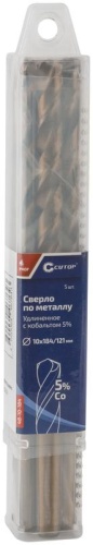 Сверло по металлу удлиненное Profi с кобальтом 5%, 10x184 мм (5 шт.) | код 48-10-184 | FIT фото 3 Сверло по металлу удлиненное Profi с кобальтом 5%, 10x184 мм (5 шт.) | код 48-10-184 | FIT фото 3