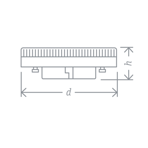Лампа светодиодная 95 485 NLL-02-03 (GX53-15-230-6.5K) матовая 6500К холод. дневной GX53 1100лм 176-264В NAVIGATOR 95485 фото 3
