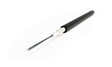 Hyperline FO-ST-OUT-50-4-PE-BK Кабель волоконно-оптический 50/125 (OM2) многомодовый. 4 волокна. армированный стекловолокном. волокна в оптическом модуле с гидрофобным гелем (loose tube). для внешней прокладки. PE. -40 С - +70 С. черный | код 237750