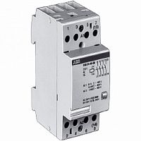 Модульный контактор  ESB24 4P 24А 400/220В AC/DC |  код.  GHE3291202R0006 |  ABB