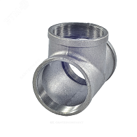 Тройник чугунный Ду15 (1/2') ВВ | код 127-3514 | Fittex PLUS