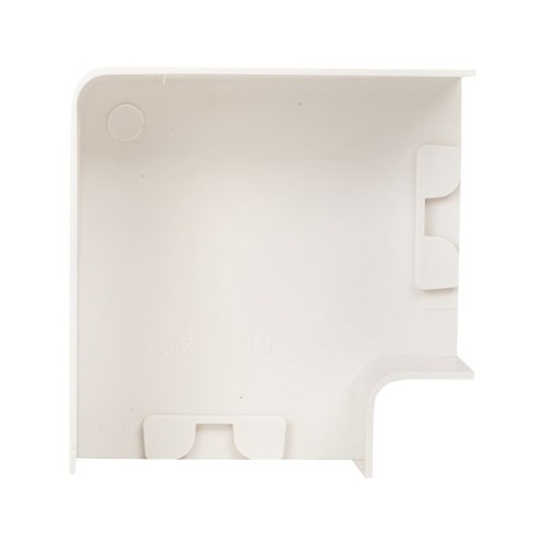 Поворот 90 гр, (60х40) (4 шт) белый-Plast | код abw-60-40x4 | EKF фото 5