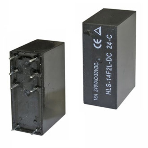 Электромагнитное реле RUICHI 14F2 (845) 24VDC 16A, SPDT | код 59128 | Ruichi