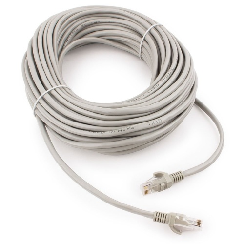 Патч-корд UTP Cablexpert PP12-20M кат.5e, 20м, литой, многожильный (серый) | код PP12-20M | Cablexpert