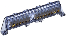 TEKFOR Шина N ноль в комб. изол. Стойка 8х12-6+8-Ч IEK | код TF-NN20-68-DP-K02 | IEK