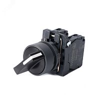 Переключатель SB5 в сборе модульный 22мм 3 позиции с фиксацией 1НО+1НЗ | код SB5AD35 | Systeme Electric