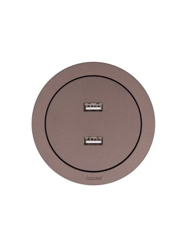 Розетка 2-м СП OSEN USB разъем механизм шоколад LEZARD 743-7388-192 фото 4 Розетка 2-м СП OSEN USB разъем механизм шоколад LEZARD 743-7388-192 фото 4
