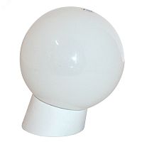 Светильник Шар 160 НББ 64-40-211 опал ПММА IP44 корпус наклонный белый ГУ | код 1030480470 | Элетех