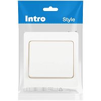Кнопка Intro 7-109-01 Style 10А-250В, IP20, СУ, белый | код Б0060635 | ЭРА