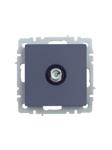 BRITE Розетка TV проходная РТВ10-0-БрМ маренго | код BR-A10-P-K35 | IEK фото 2