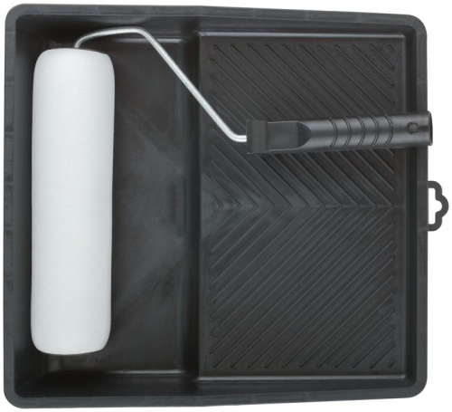 Набор для покраски потолка (ванночка 350х330мм+валик поролон 250мм) FIT 03005 фото 2 Набор для покраски потолка (ванночка 350х330мм+валик поролон 250мм) FIT 03005 фото 2