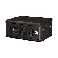 Шкаф телекоммуникационный настен. 19дюйм 4U 280х600х450мм дверь перфорация черн. Datarex DR-650001