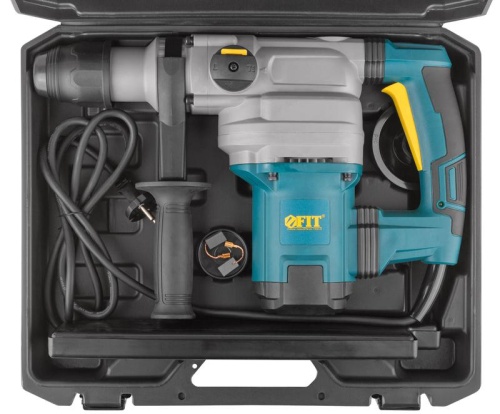 Перфоратор демонтажный 1400Вт 0-520об/мин 0-4100уд/мин 9Дж 2 режима SDS-MAX FIT 80120 фото 9