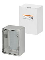 Бокс пластиковый ЩМП-0-4, прозр. крышка, ABS, IP65, от -45 до +75 °С, навесной, (400x300x210) TDM | код SQ0933-0223 | TDM
