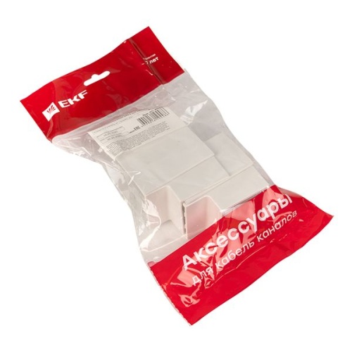 Угол внутренний (40х40) (4 шт) белый-Plast | код ibw-40-40x4 | EKF фото 3