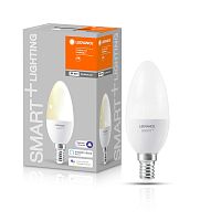 Лампа светодиодная SMART+ WiFi Candle Dimmable 40 5Вт/2700К E14 | код 4058075485532 | LEDVANCE