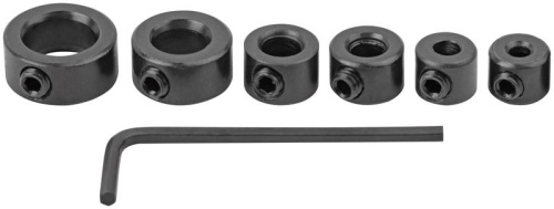 Стоппер для сверел набор 6шт (3; 4; 5; 6; 8; 10мм) FIT 36433 фото 2