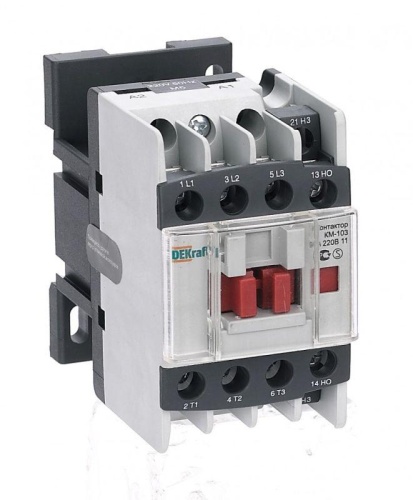 Контактор КМ-103 3P 9А 400/380В AC 4кВт | код. 22104DEK | DEKraft