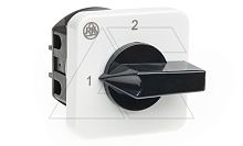 Переключатель BS 16 56 U, 3P, 20A, тип 1-2 (90°), 3NO на 1_2, на дверь, фронт IP40 | код EAC603438R | Rade Koncar