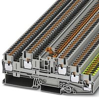 Заземляющие клеммы для выполнения проводки в зданиях PTB 2,5-PE/L/MT | код 3210549 | PHOENIX CONTACT