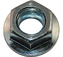 Гайка DIN6923 М16 шестигранная с фланцем покрытие цинк | код DIN6923-М16 | Крепдил