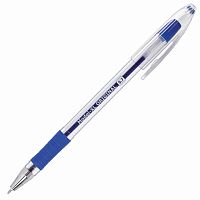 Ручка шариковая масляная с грипом BRAUBERG Model-XL ORIGINAL, СИНЯЯ, узел 0,7 мм, линия письма 0,35 мм, 143242 | код 143242 | BRAUBERG