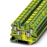 Клемма защитного провода UT 4-QUATTRO-PE | код 3044597 | Phoenix Contact
