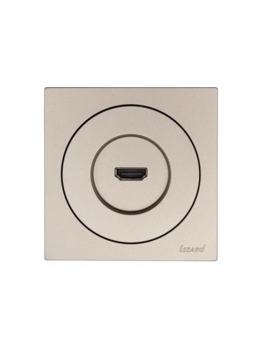 Розетка HDMI 1-м СП OSEN механизм титан LEZARD 743-3788-203 фото 3 Розетка HDMI 1-м СП OSEN механизм титан LEZARD 743-3788-203 фото 3