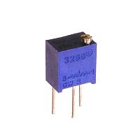Подстроечный резистор RUICHI 3266W 10K, 15 оборотов | код 63878 | Ruichi