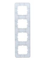 Рамка 4-м ASTI вертикал. бел. LEZARD 7081-0200-154