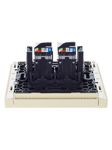 FORTE&PIANO Роз. комп. 2-ая RJ45 кат.5E FP433 ван. IEK | код FP-K20-1-K10 | IEK фото 2 FORTE&PIANO Роз. комп. 2-ая RJ45 кат.5E FP433 ван. IEK | код FP-K20-1-K10 | IEK фото 2