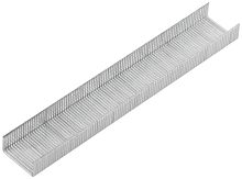 Скобы для степлера закаленные 11.3 мм х 0.7 мм, (узкие тип 53) 6 мм, 1000 шт | код 31371М | MOS